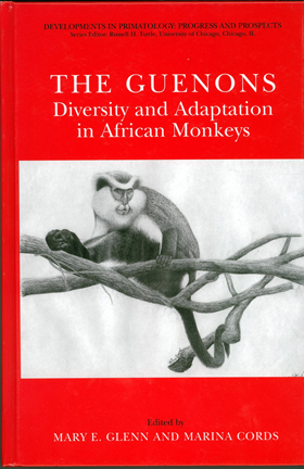 Book cover with an image of a monkey